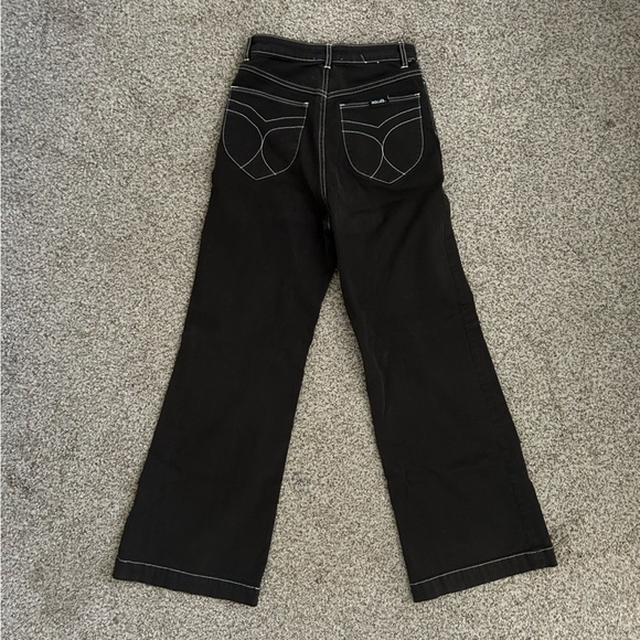Rolla’s Sailor Jean | size 26 | espresso with contrast stitching - Picture 2 of 6